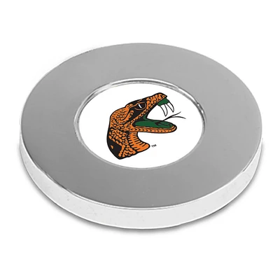 Silver Florida A&M Rattlers Team Logo Paperweight