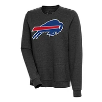 Women's Antigua Heather Buffalo Bills Action Sweatshirt