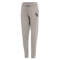Women's Antigua Oatmeal Colorado Rockies Action Jogger Pants