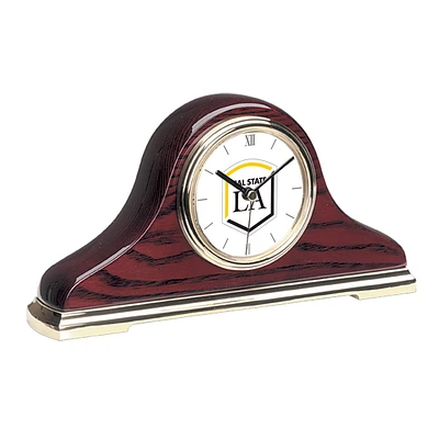 Gold Cal State L.A. Golden Eagles Mantle Clock
