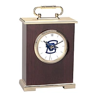 Creighton Bluejays Gold Logo Carriage Clock