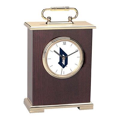 Duquesne Dukes Gold Logo Carriage Clock