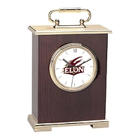 Elon Phoenix Gold Logo Carriage Clock