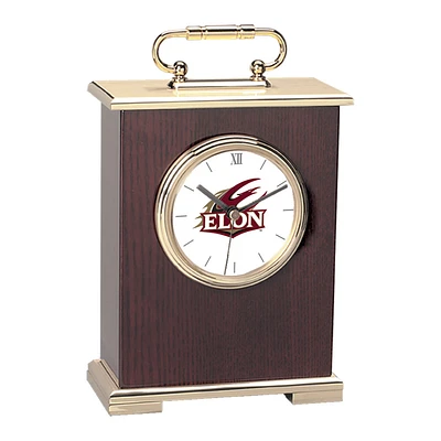 Elon Phoenix Gold Logo Carriage Clock