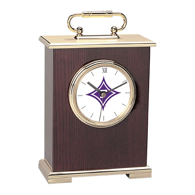 Furman Paladins Gold Logo Carriage Clock