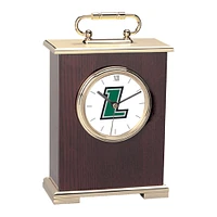 Loyola Greyhounds Gold Logo Carriage Clock