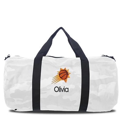 Phoenix Suns Camo Print Personalized Duffel Bag