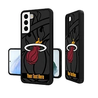 Miami Heat Personalized Tilt Design Galaxy Bump Case