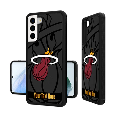 Miami Heat Personalized Tilt Design Galaxy Bump Case