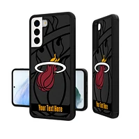 Miami Heat Personalized Tilt Design Galaxy Bump Case