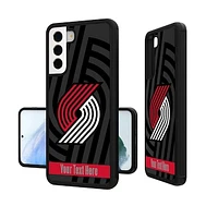 Portland Trail Blazers Personalized Tilt Design Galaxy Bump Case