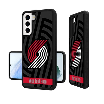 Portland Trail Blazers Personalized Tilt Design Galaxy Bump Case