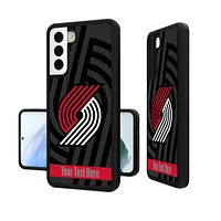 Portland Trail Blazers Personalized Tilt Design Galaxy Bump Case
