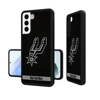 San Antonio Spurs Personalized Stripe Galaxy Bump Case