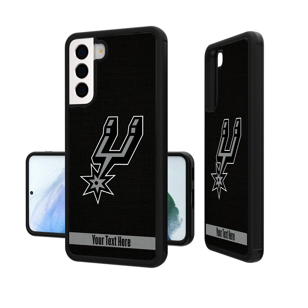 San Antonio Spurs Personalized Stripe Galaxy Bump Case
