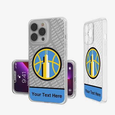 Chicago Sky Personalized Tilt Design iPhone Clear Case