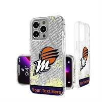 Phoenix Mercury Personalized Stripe iPhone Glitter Case