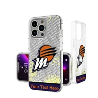 Phoenix Mercury Personalized Stripe iPhone Glitter Case