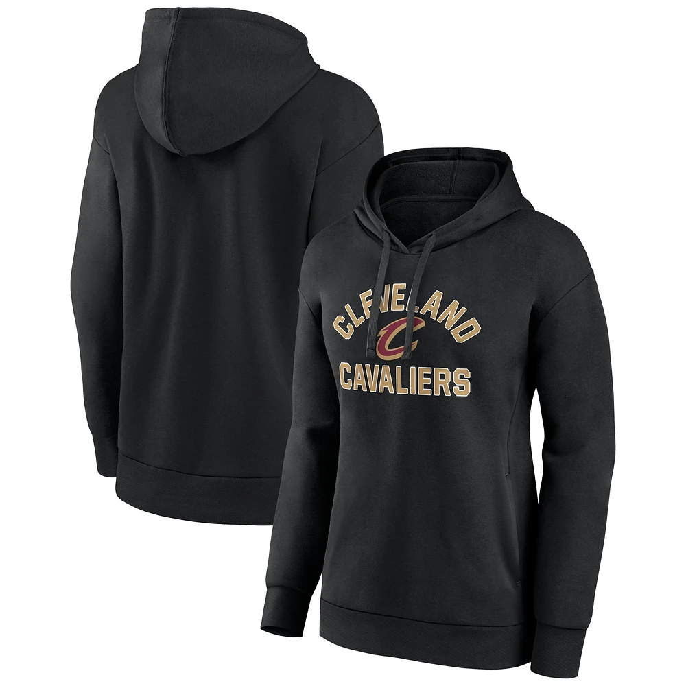 Women's Black Cleveland Cavaliers Overtime Pullover Hoodie