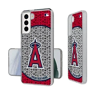Los Angeles Angels Circle Design Galaxy Clear Phone Case