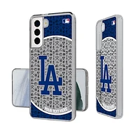Los Angeles Dodgers Circle Design Galaxy Clear Phone Case