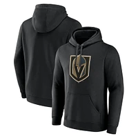 Men's Black Vegas Golden Knights Primary Logo Pullover Hoodie