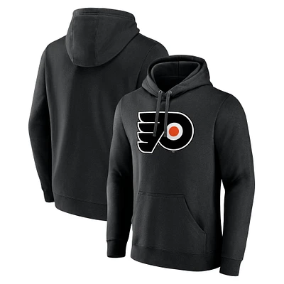 Men's Black Philadelphia Flyers Primary Logo Pullover Hoodie