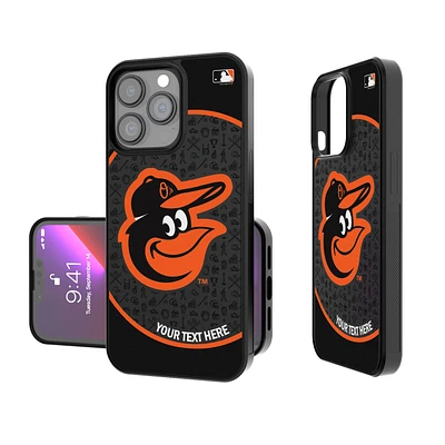Baltimore Orioles Circle Design Personalized iPhone Bump Case