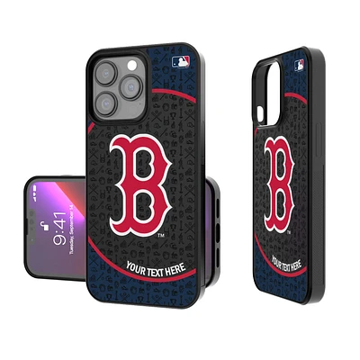 Boston Red Sox Circle Design Personalized iPhone Bump Case