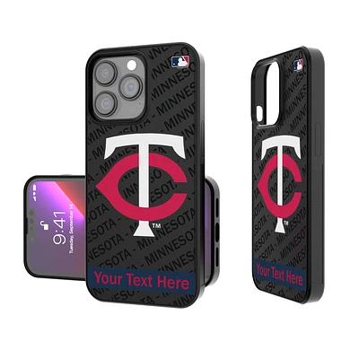 Minnesota Twins Tilt Design Personalized iPhone Bump Case