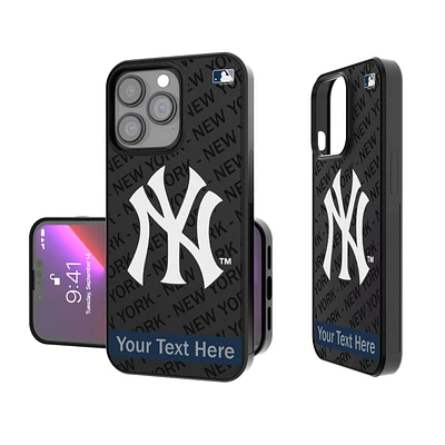 New York Yankees Tilt Design Personalized iPhone Bump Case