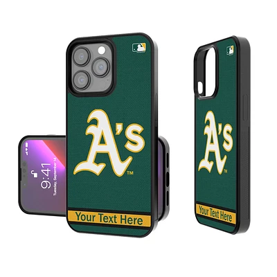 Athletics Stripe Design Personalized iPhone Bump Case