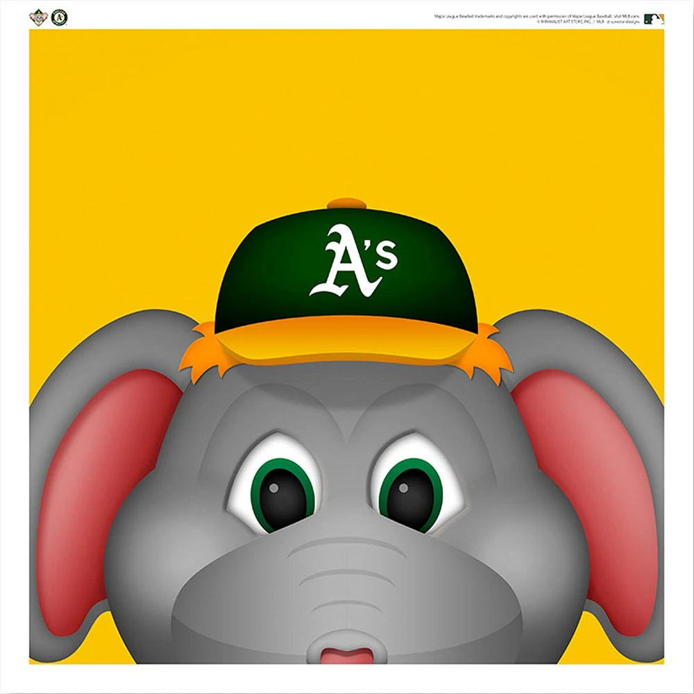 Stomper Athletics 12'' x 12'' Minimalist Mascot Poster Print