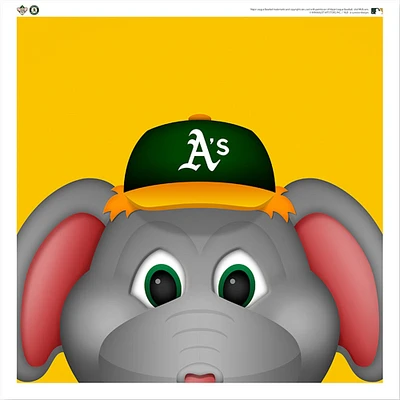 Stomper Athletics 12'' x 12'' Minimalist Mascot Poster Print