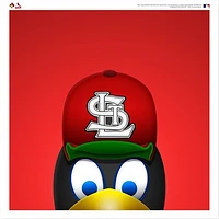 Fredbird St. Louis Cardinals 12'' x 12'' Minimalist Mascot Poster Print