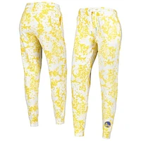 Women's Lusso Gold Golden State Warriors Melissa Tri-Blend Jogger Pants