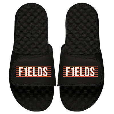 Men's ISlide x BreakingT Justin Fields Black NFLPA F1ELDS Slide Sandals