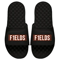 Men's ISlide x BreakingT Justin Fields Black NFLPA F1ELDS Slide Sandals