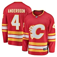 Men's Fanatics Rasmus Andersson Red Calgary Flames Home Team Breakaway Player Jersey