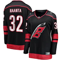 Women's Fanatics Antti Raanta Black Carolina Hurricanes Home Breakaway Player Jersey