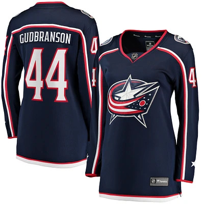 Women's Fanatics Erik Gudbranson Navy Columbus Blue Jackets Home Breakaway Player Jersey