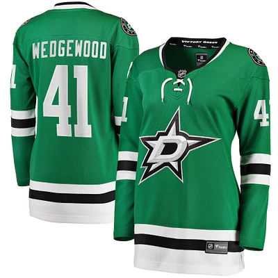 Women's Fanatics Scott Wedgewood Kelly Green Dallas Stars Home Breakaway Player Jersey