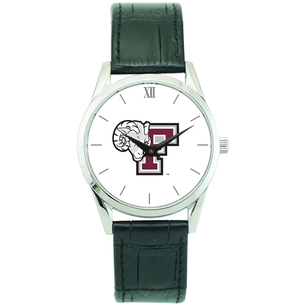 Unisex Silver Fordham Rams Stainless Steel Wristwatch