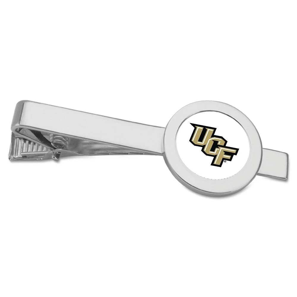 Silver UCF Knights Team Logo Tie Bar
