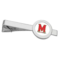 Silver Maryland Terrapins Team Logo Tie Bar