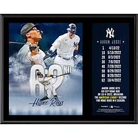 Fanatics Authentic Aaron Judge New York Yankees American League Home Run Record 12'' x 15'' Sublimated Plaque