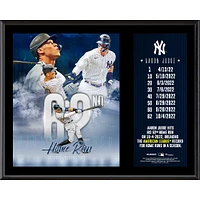 Fanatics Authentic Aaron Judge New York Yankees American League Home Run Record 12'' x 15'' Sublimated Plaque