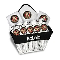 Infant White Atlanta United FC Personalized Large Gift Basket