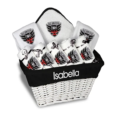 Infant White D.C. United Personalized Gift Basket