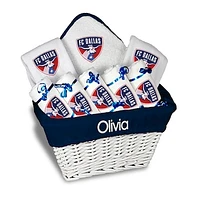 Infant White FC Dallas Personalized Gift Basket